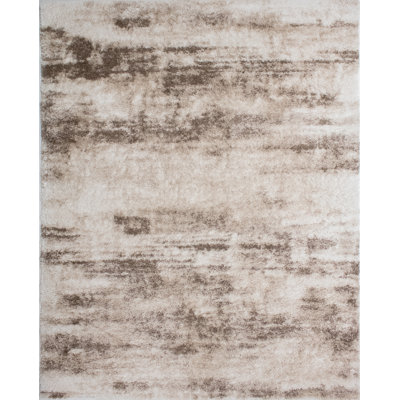 Alban Indoor Shag Beige Area Rug