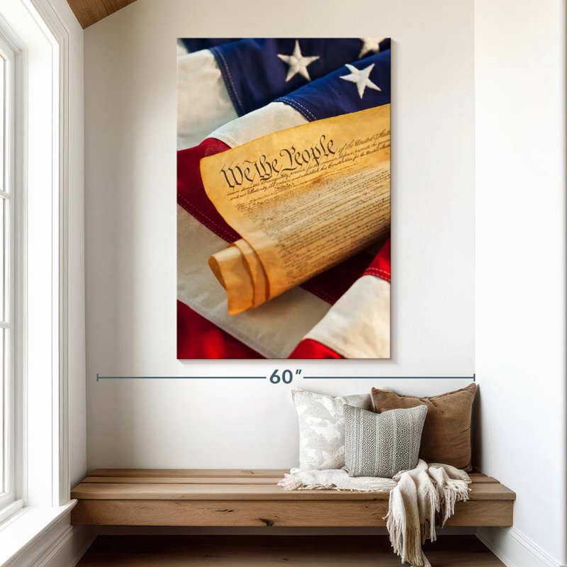 Keiri American Flag Preamble, 48" H x 32" W