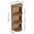 12" Bathroom Wall-Mounted Storage Rack, Float Mounting Design,(Kd-Packing)-366337183