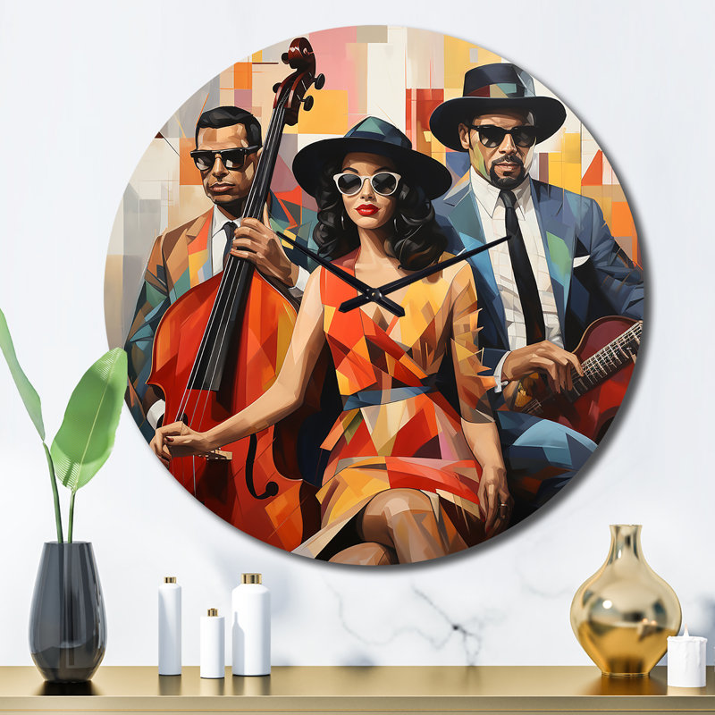 Cledith - Horloge murale Mid-Century, Grand