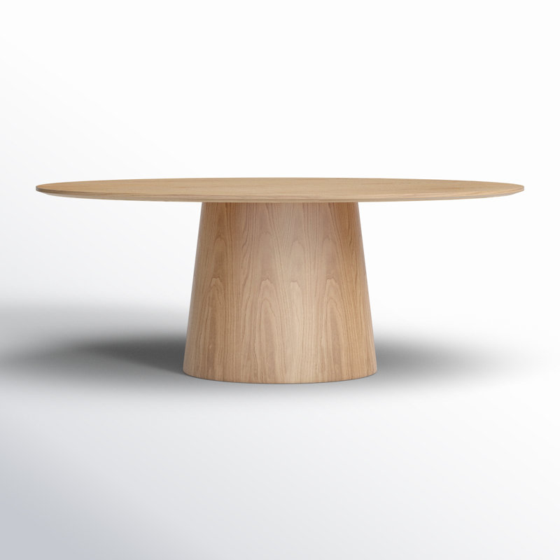 Adara 78.5" Oval Dining Table, Oak
