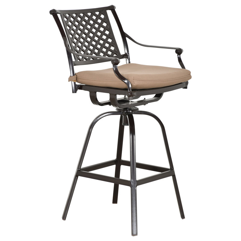 Tabouret de bar 31 po avec coussin Edrea