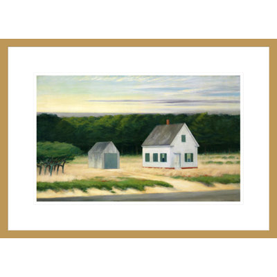 «August on Cape Cod» par Edward Hopper, impression giclée encadrée