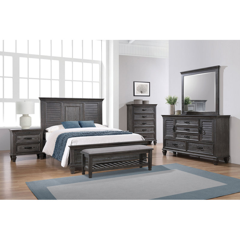 Clemen 64'' W 5 - Drawer Dresser, Anthracite