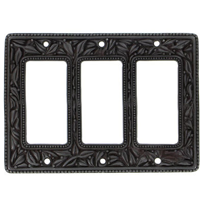 San Michele 3-Gang Rocker Combination Wall Plate