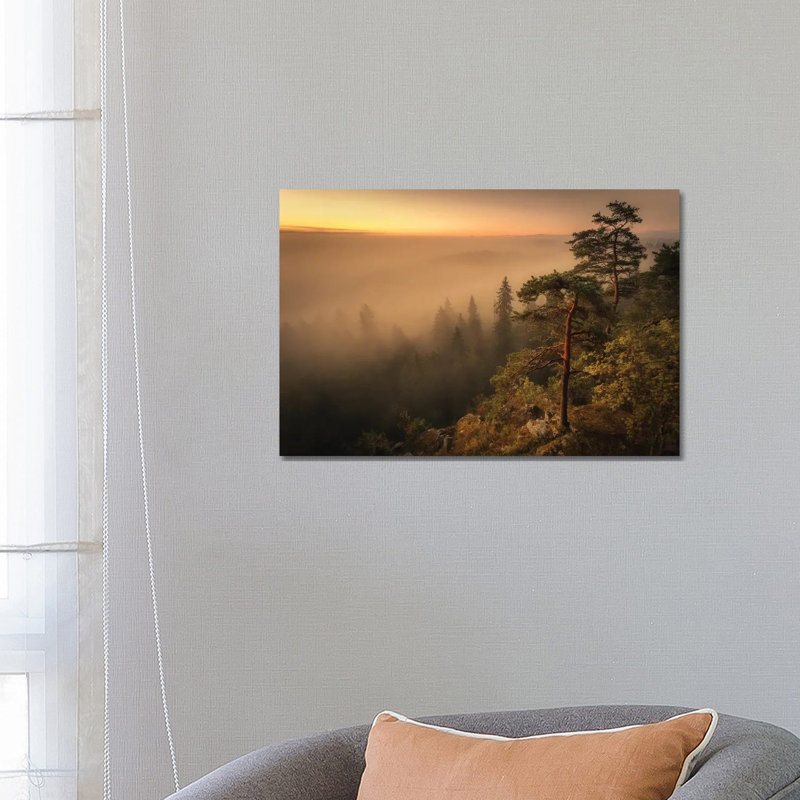 Heavy Fog 1 Piece Wrapped Canvas Wall Art, 66.04 cm H x 45.72 cm W x 3.175 cm D