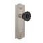 Meadows Plate with Crystal Black Door Knob-1069071209-1069071208