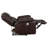 Salerno Dark Brown Upholstered Power Recliner Chair-1451888244