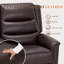 Fauteuil inclinable manuel pivotant avec chaise berçante et pivotant à 360 °-1563342397