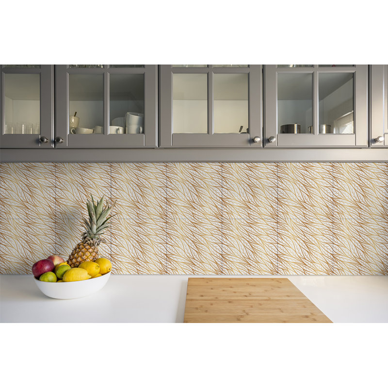 Ishrat 30cm W x 30cm L Vinyl Peel and Stick Field Tile