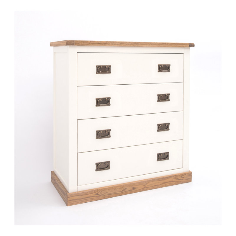 Abdurahman 90cm W 4 - Drawer Chest of Drawers