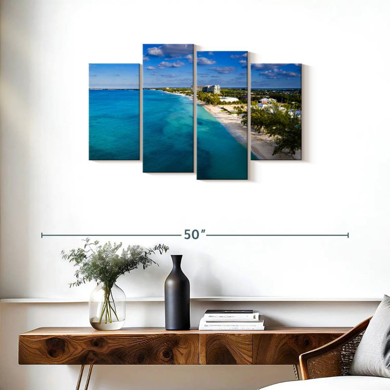 Nicci Cayman Island Shoreline, H 22 po x l 36 po