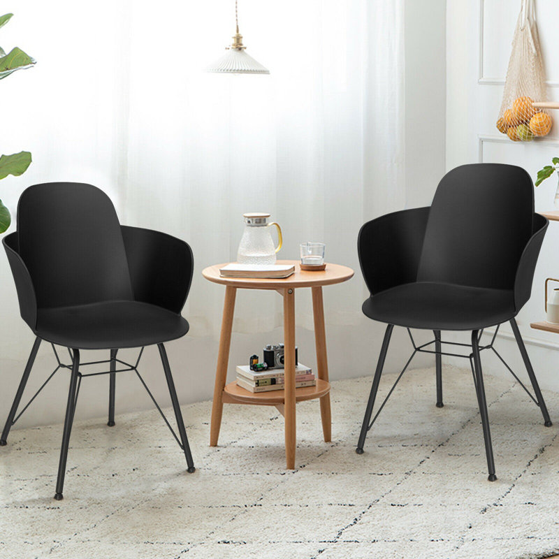 16.5'' H Armchair, Black