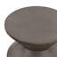 Table de bout à piédestal en béton