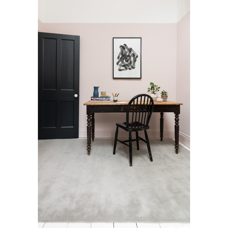 Farrow & Ball Plain Wool Order Grey Area Rug, Rectangle 8' x 10'