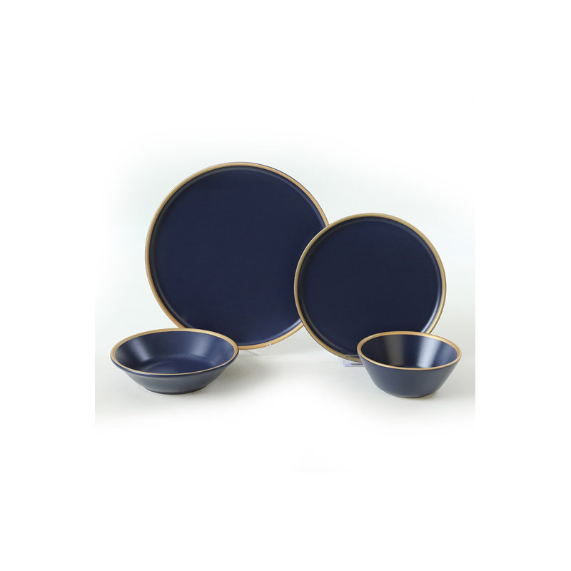 Nereyda Piece Ceramic Dinnerware Set - Service for 6