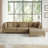 Seemab 4 - Piece Upholstered Camel Corduroy Modular Sectional with Pillow Back and Removable Ottoman-1445937443