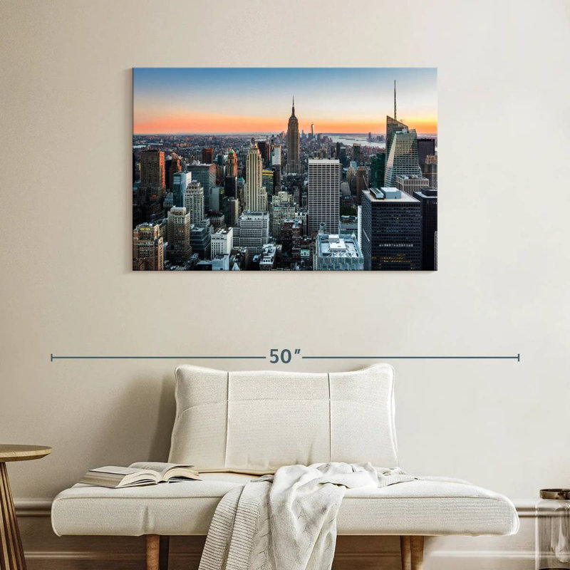 Sireci New York At Sundown, 26" H x 39" W