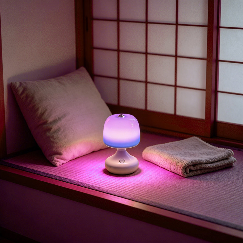Veilleuse ornements décoratifs pour éclairage de bureau petits cadeaux, Purple