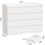 Commode double 8 tiroirs l 47,2 po