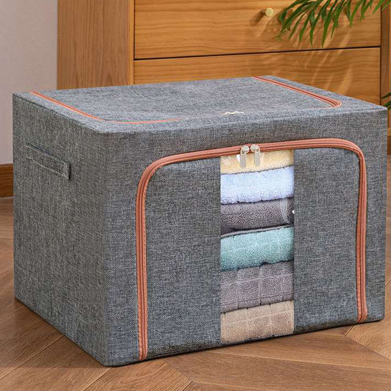 Panier en tissu, H 15,7 po x l 23,6 po x P 16,5 po