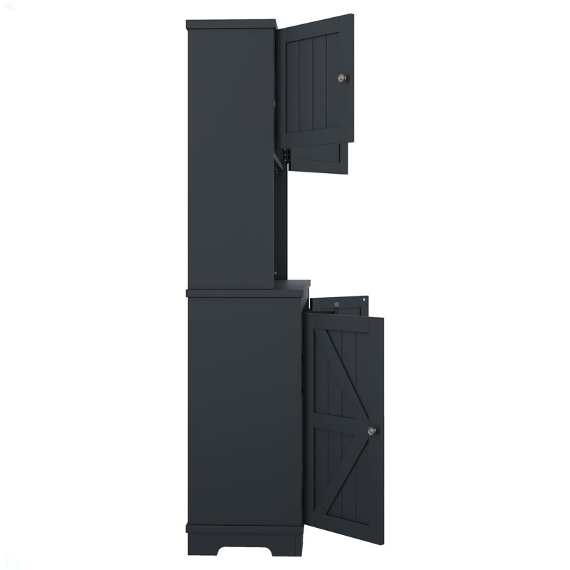 Armoire de cuisine avec bar Coffee Coffee, Bleu antique