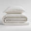 Calvin Klein Essential Garment Washed Solid Cotton Sham Set-251030027-251030031