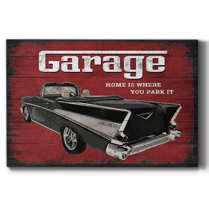 The Garage Premium Gallery Wrapped Canvas - Ready to Hang, 40" H x 60" W