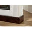 Console de foyer électrique pour téléviseur - cerise / blanc