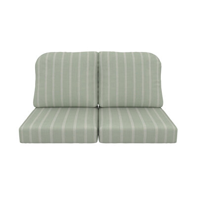 Amala Sunbrella® Indoor/Outdoor Loveseat Cushion