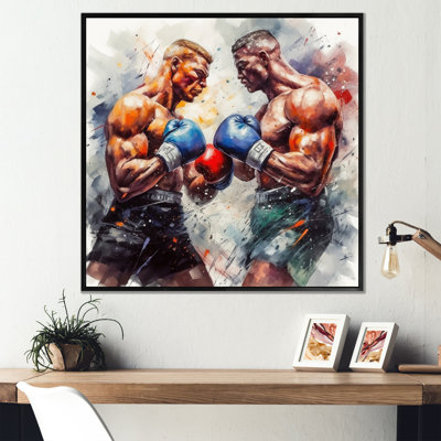 «Legendary Fight I» sur toile
