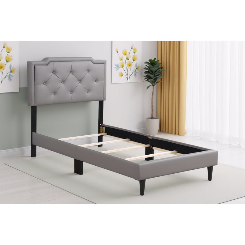 Getafe Light Grey Twin, Light Gray, Twin