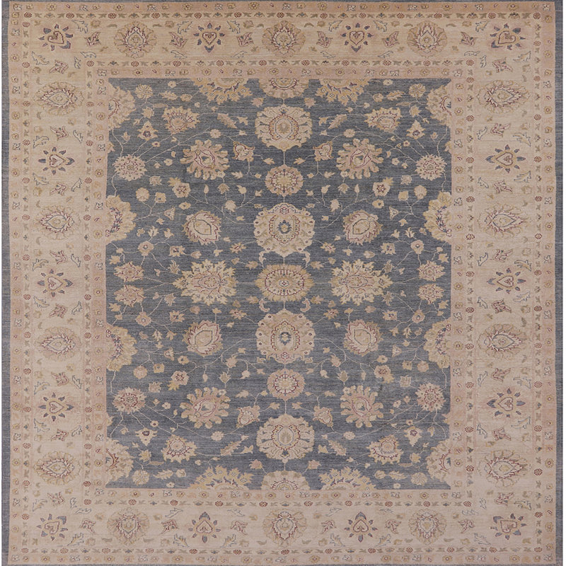 Tapis beige Leeward, Carré 5 pi