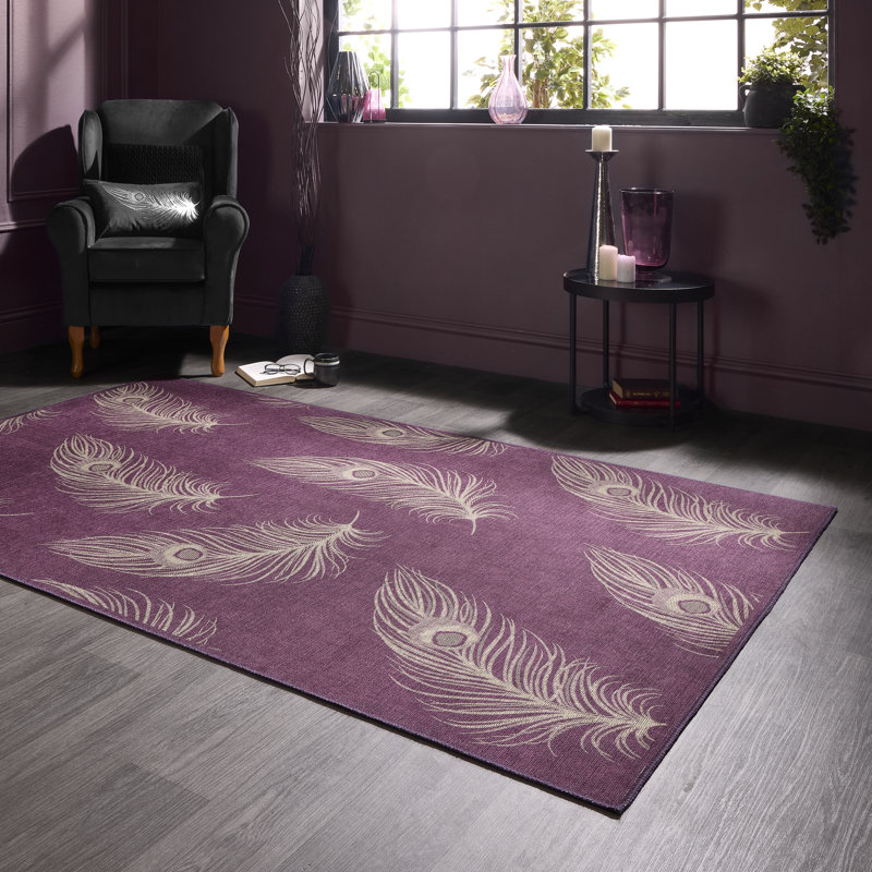 Geometric Digitally Printed 100% Polyester Area Rug, Runner 61 x 230 cm