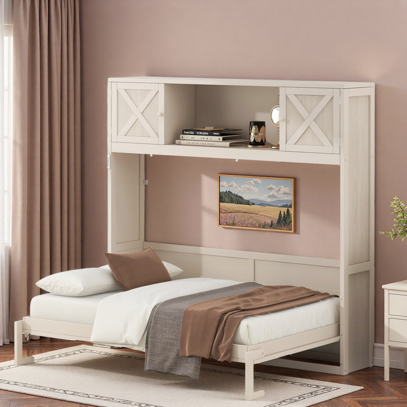 Murphy Bed With Storage Cabinets