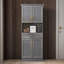 Household balcony aluminum alloy shoe cabinet