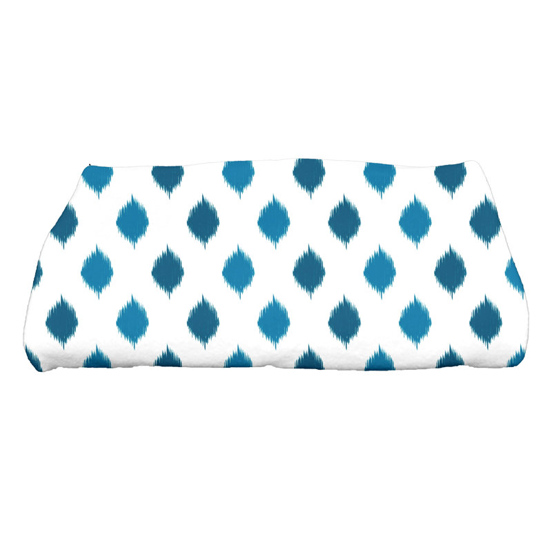 Serviette de bain en mélange de coton, Bleu sarcelle