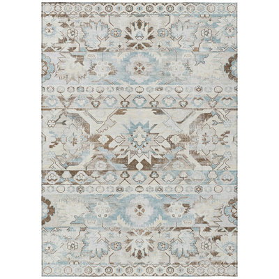 Machine Washable Indoor/Outdoor Chantille ACN2638 Global Rug