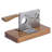 Large Table Top Cigar Cutter, Butcher Guillotine, Walnut