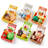 Color Sorting Food Toy with Display Rack & 6 Boxes