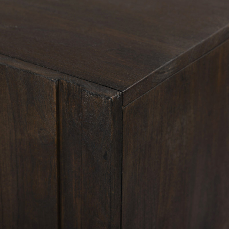 Rivka Media Console, Dark Mango
