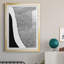 Abstrait Noir et Blanc I - Art abstrait moderne, encadré sous verre et sous passe-partout, décoration murale moderne pour salon-918610625-918610648