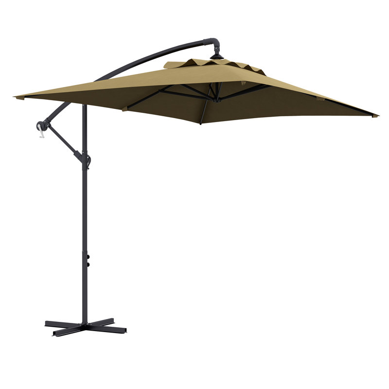 294cm Cantilever Parasol, Brown