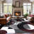 Amirr Geometric Burgundy/Gray/White Woven Area Rug – Modern Abstract Polypropylene Carpet for Living Room, Bedroom, or Kitchen-688028447