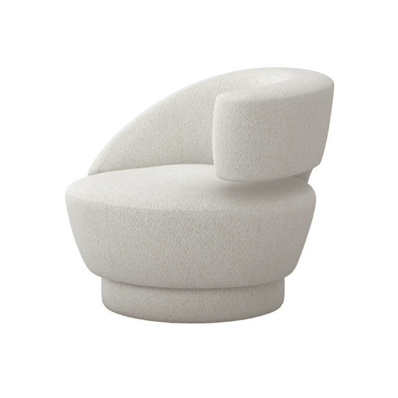 Arabella Upholstered Swivel Accent Chair, Cameo 100% Polyester