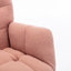 Chaise berçante en tissu avec repose-pieds Teddy-472143875