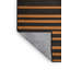 Tapis brun à rayures horizontales lavable à la machine-261639249
