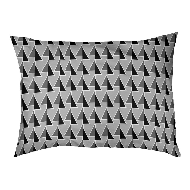 Coussin pour chien Chen, Gris anthracite, Petit (l 28 po x P 18 po x H 6 po)