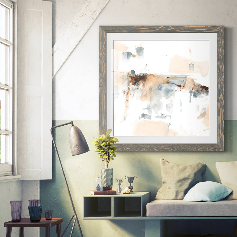 Impression encadrée Oxide I-Premium - prête à être accrochée, Cadre gris, H 20 po x l 20 po x P 1 po