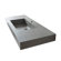 Ablitas 48 in. Rectangular Composite Granite Stone Bathroom Vanity Sink